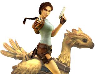 square-enix-eidos-lara-croft-riding-chocobo